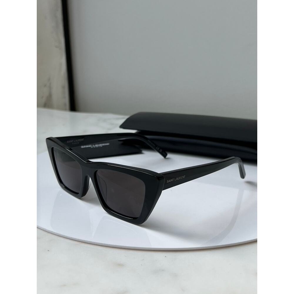NEW Saint Laurent SL276 Mica Sunglasses in Black - Picture 6 of 10